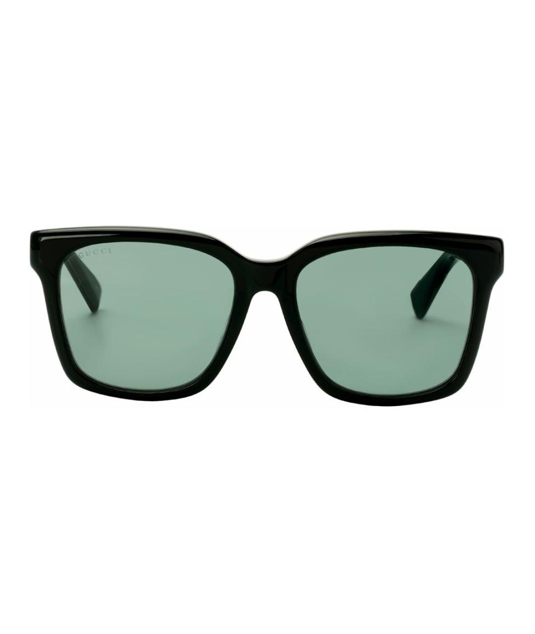 GUCCI Черные пластиковые солнцезащитные очки, фото 1