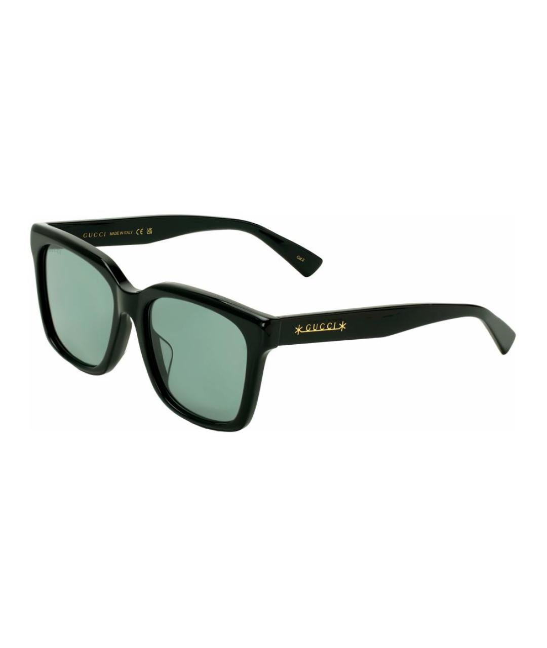 GUCCI Черные пластиковые солнцезащитные очки, фото 2