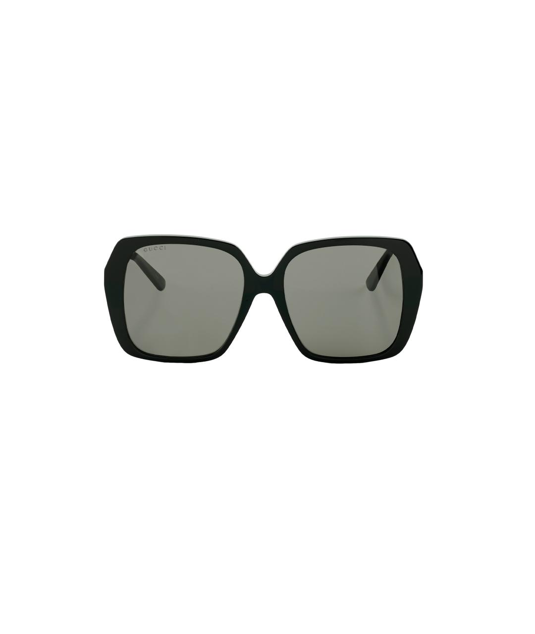 GUCCI Черные пластиковые солнцезащитные очки, фото 2