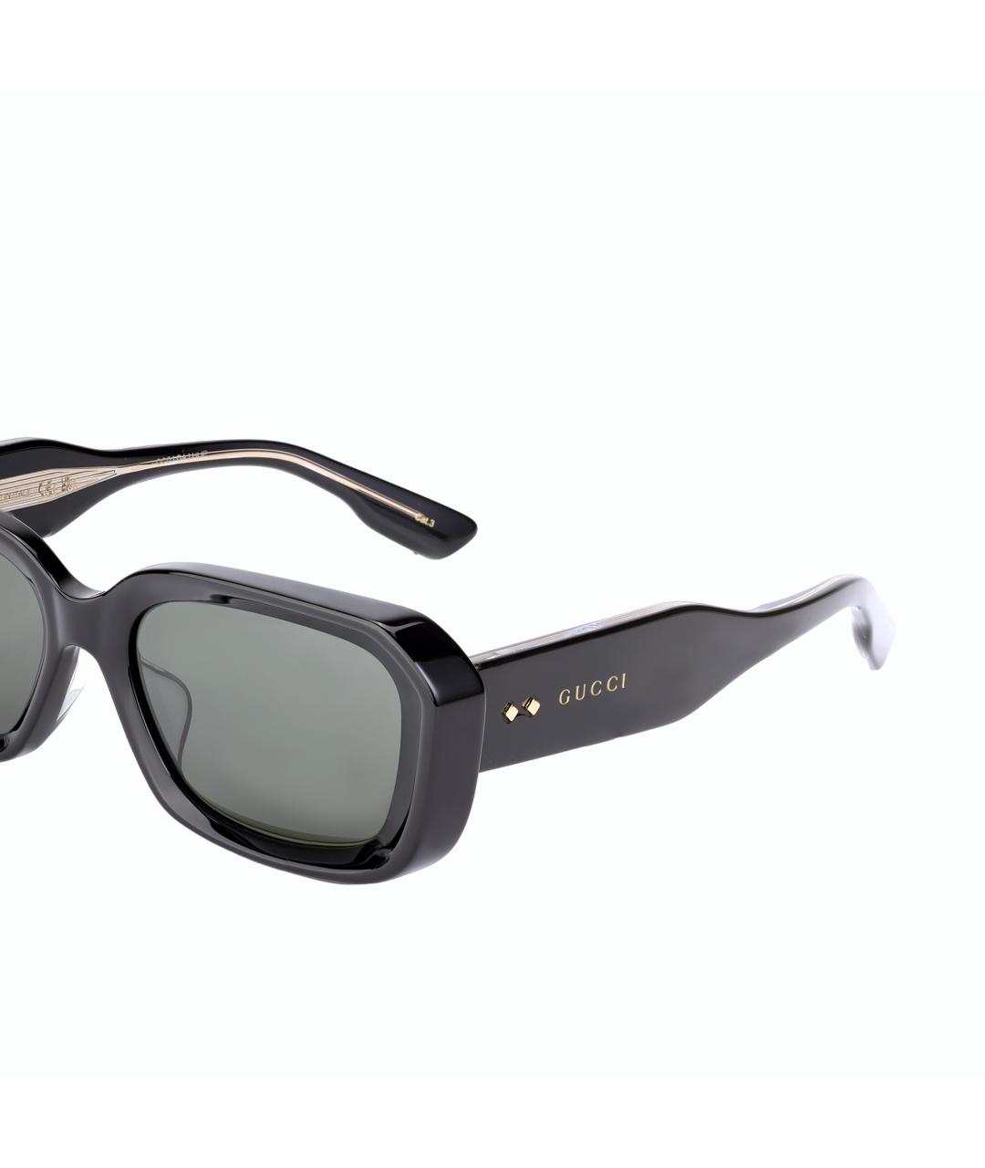 GUCCI Черные пластиковые солнцезащитные очки, фото 5
