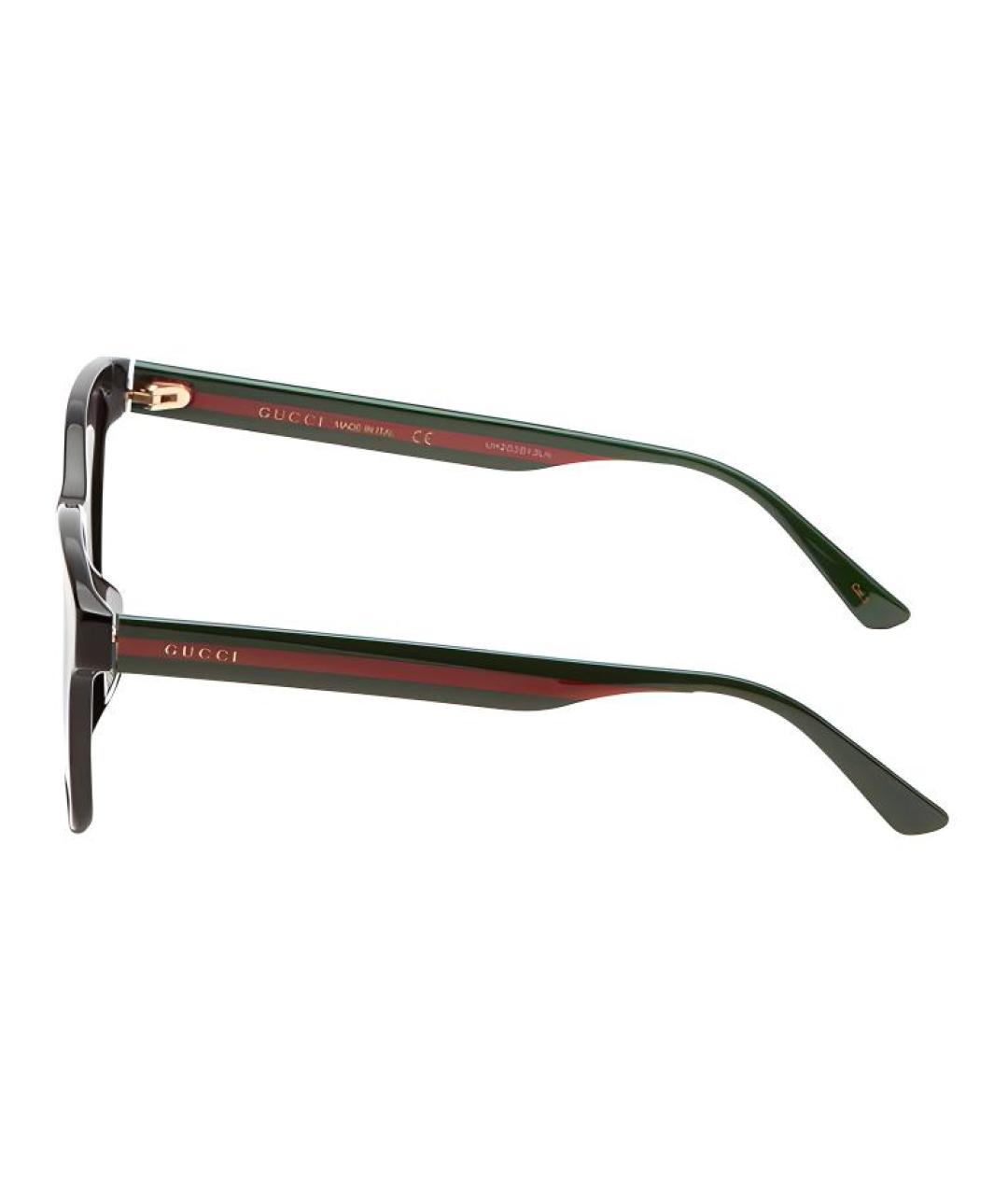 GUCCI Черные пластиковые солнцезащитные очки, фото 3