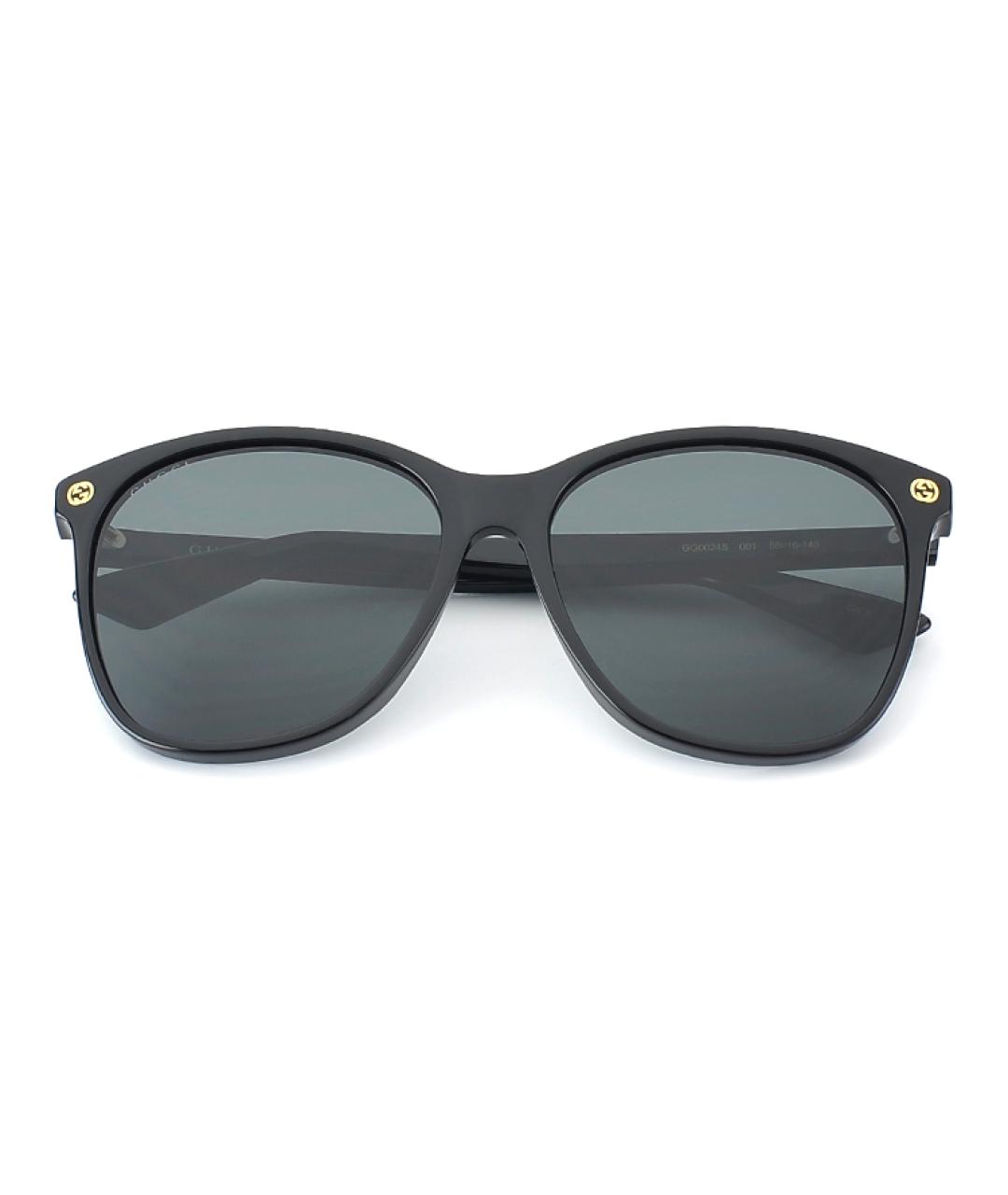 GUCCI Черные пластиковые солнцезащитные очки, фото 3