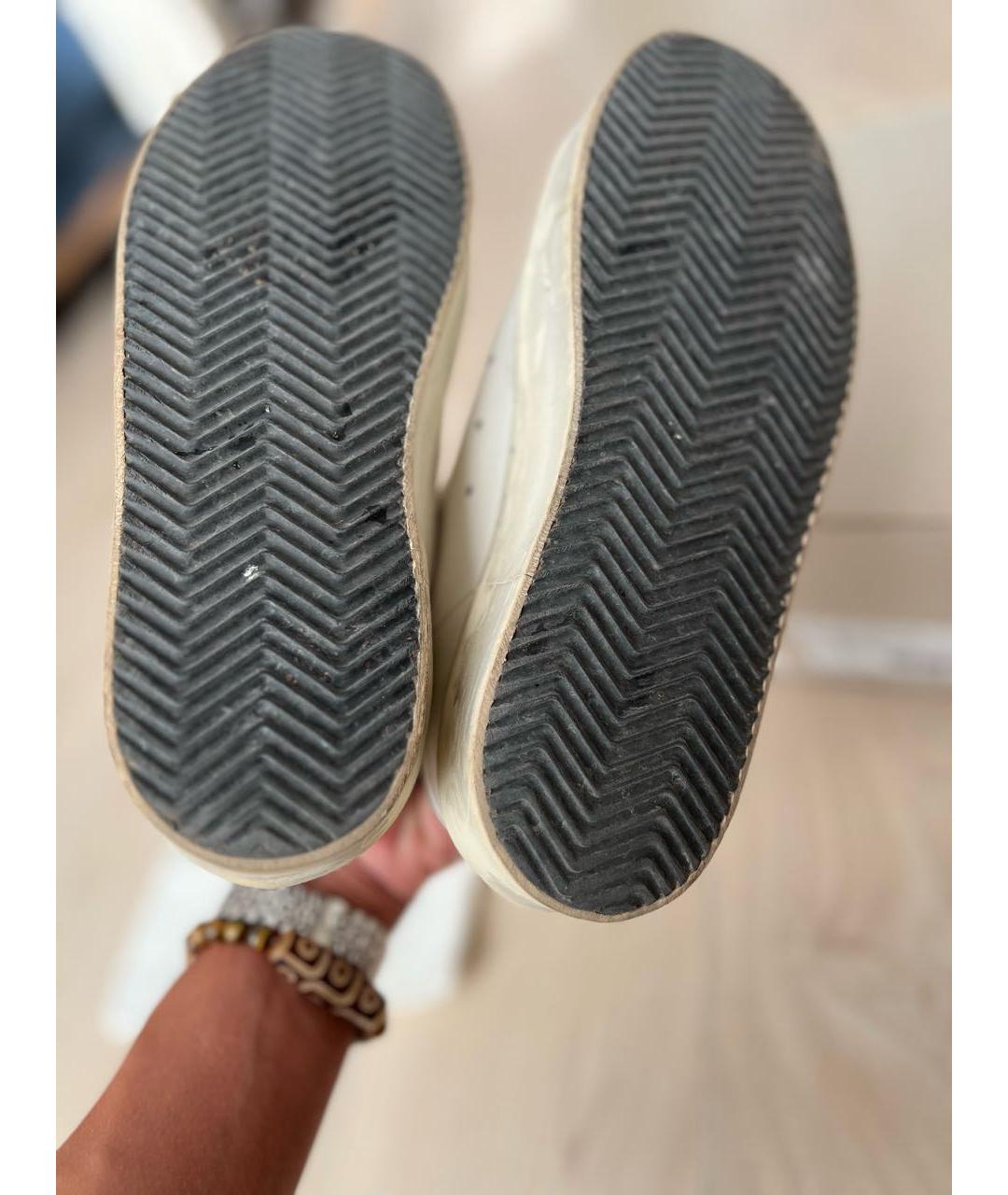 GOLDEN GOOSE DELUXE BRAND Белые кожаные кеды, фото 5