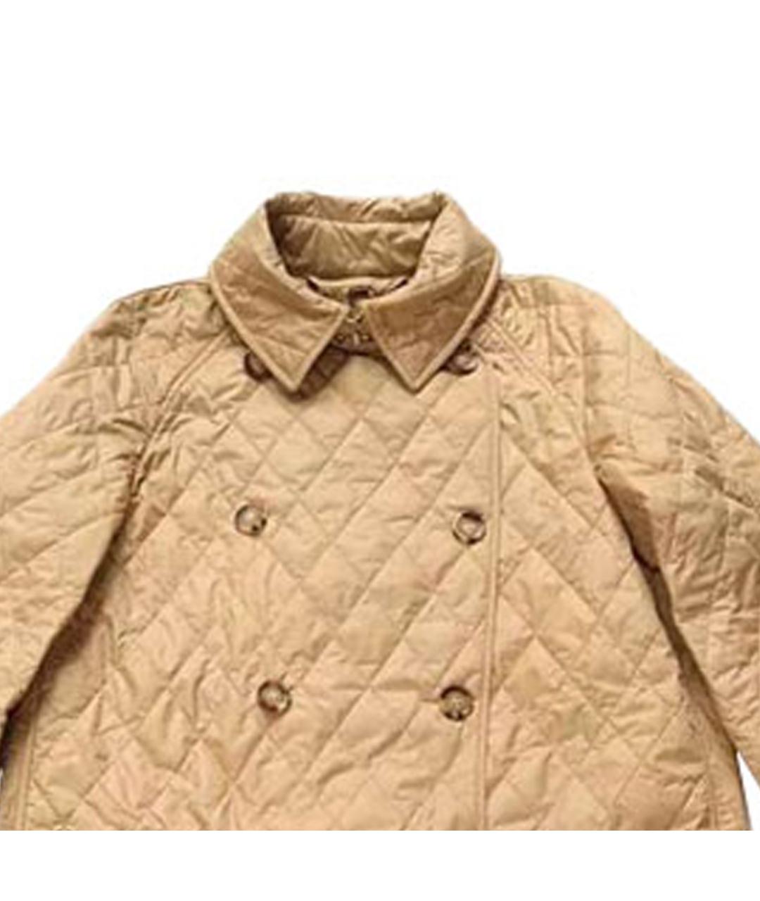 BURBERRY Бежевое пальто, фото 3