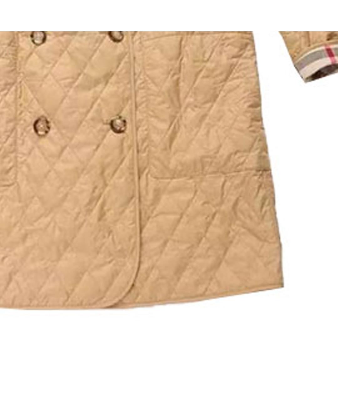 BURBERRY Бежевое пальто, фото 5