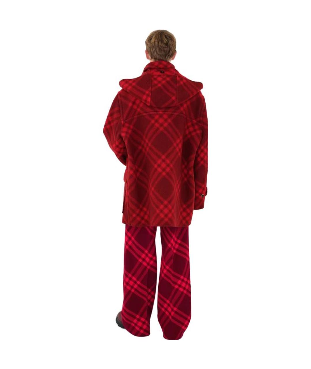 BURBERRY Красный тренч / плащ, фото 4