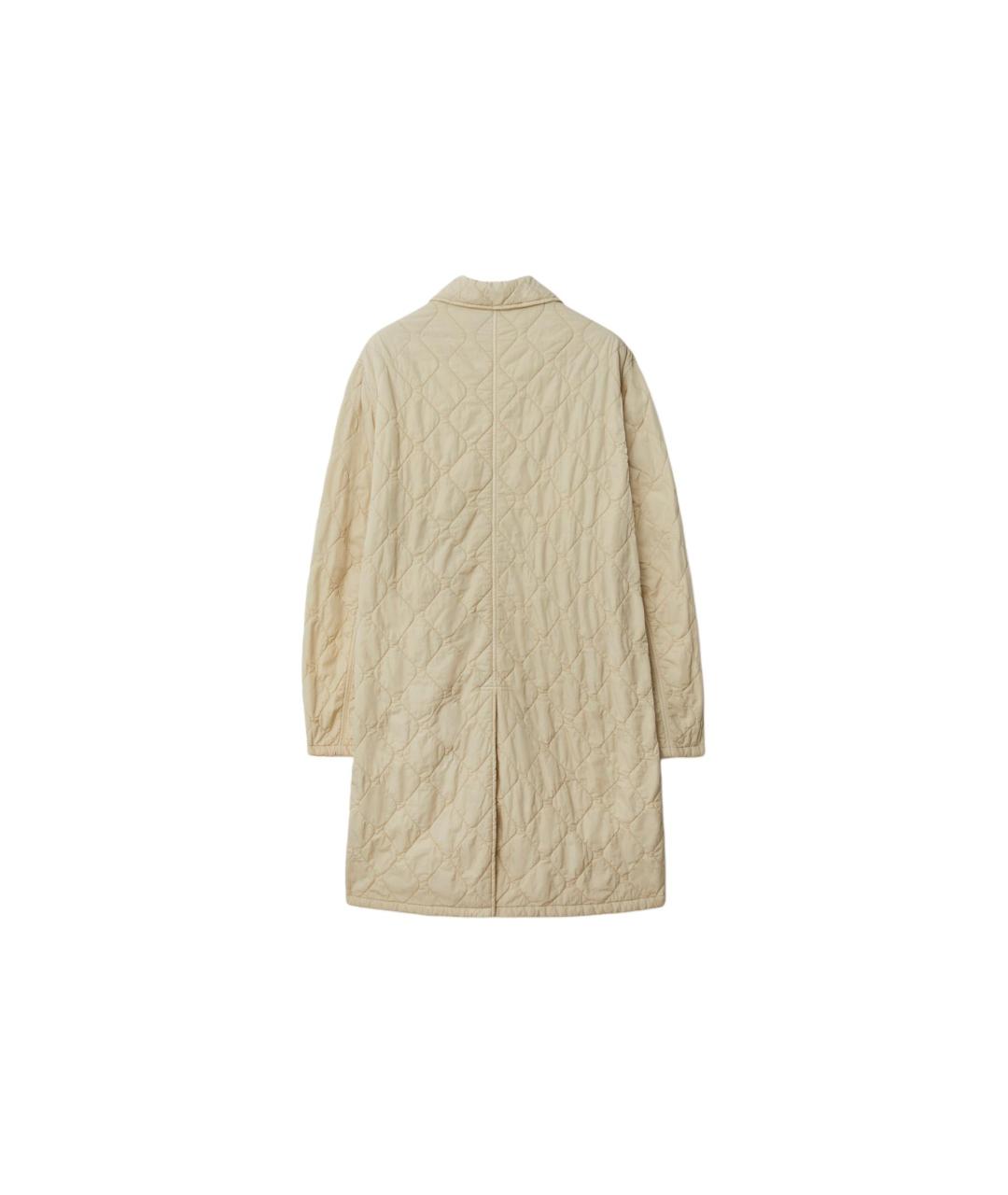 BURBERRY Бежевое пальто, фото 2