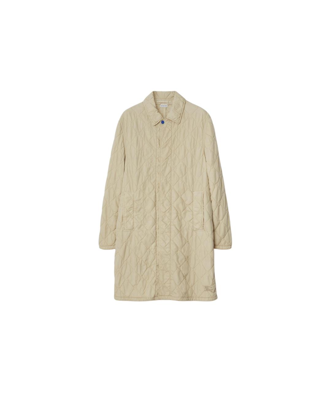 BURBERRY Бежевое пальто, фото 1