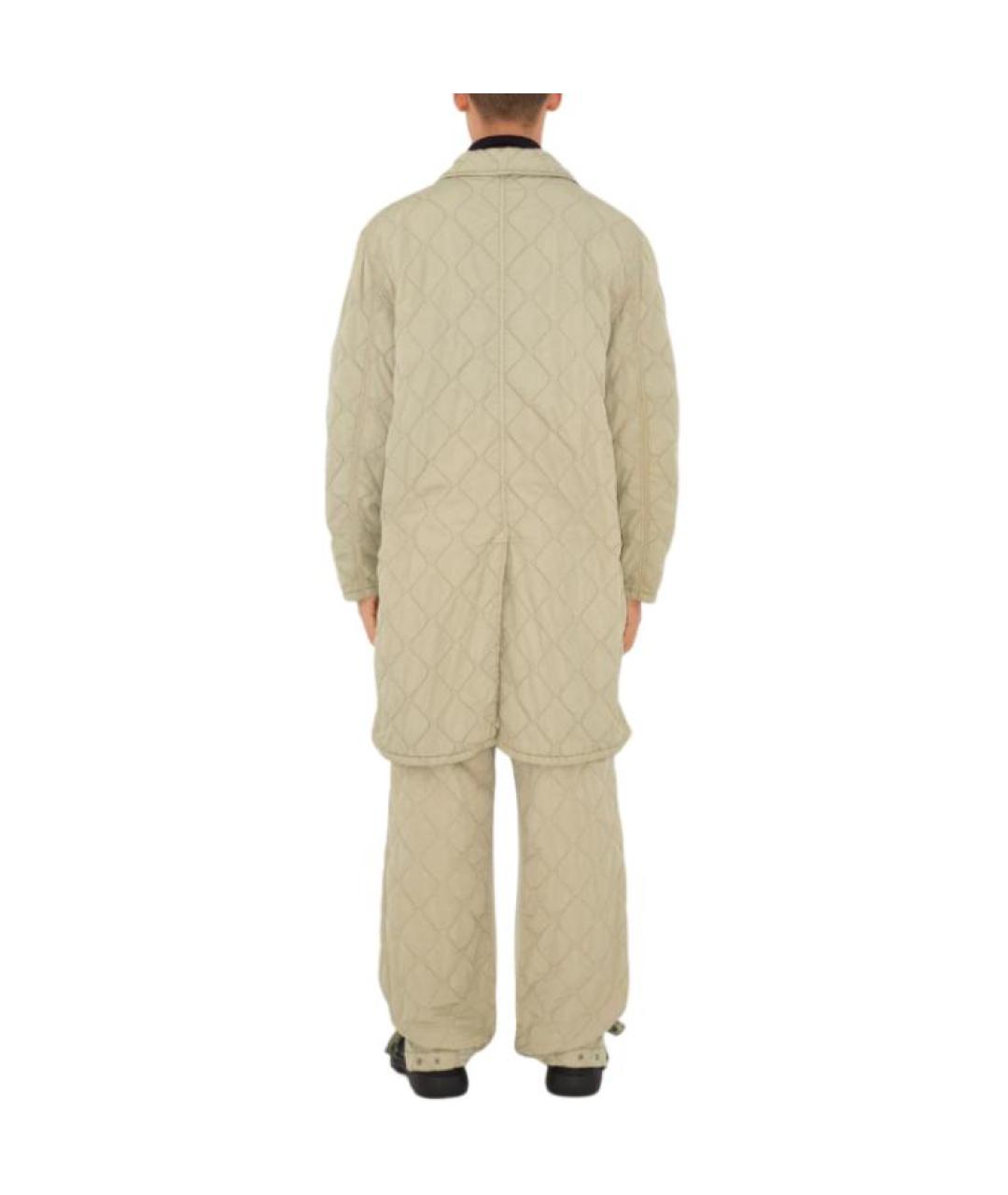 BURBERRY Бежевое пальто, фото 4