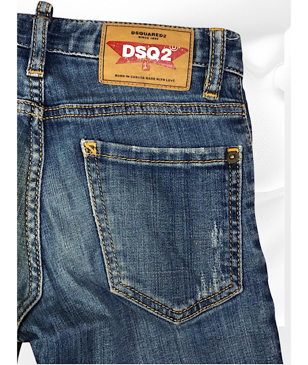 DSQUARED2 Синие деним детские джинсы, фото 5