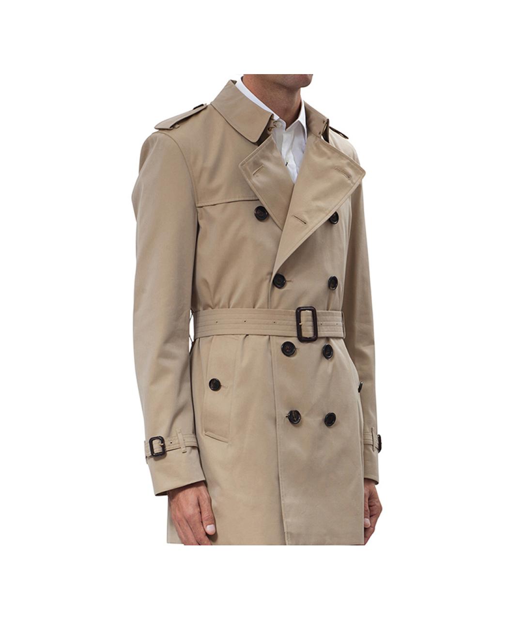 BURBERRY Бежевый тренч / плащ, фото 2