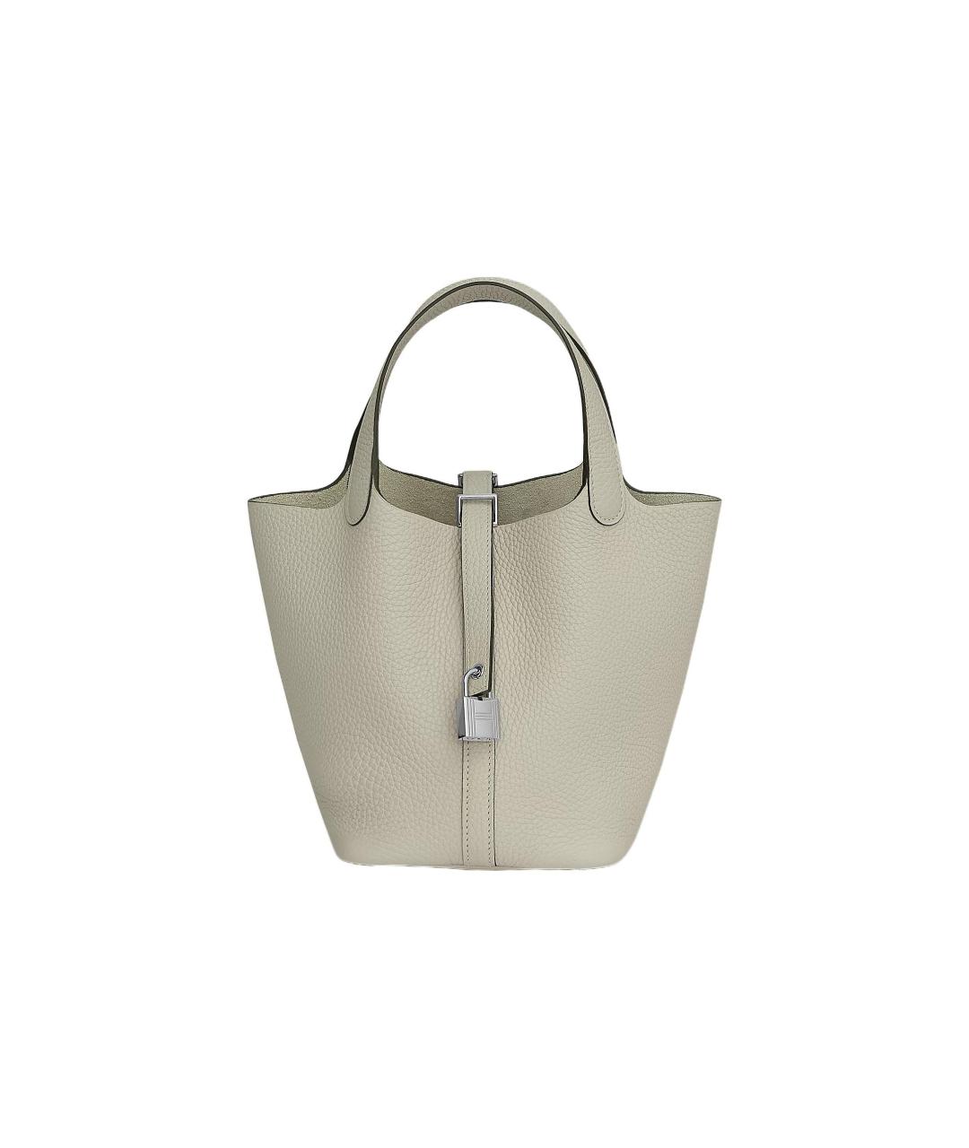 HERMES Зеленая кожаная сумка через плечо, фото 1