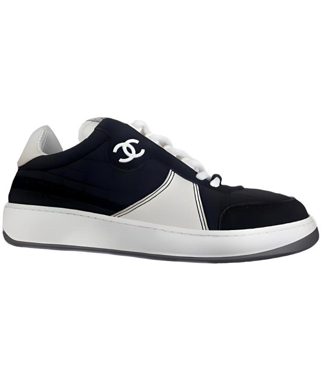 CHANEL Черные кеды, фото 1