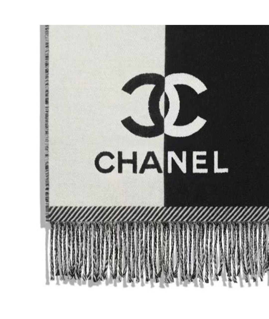 CHANEL Черный шарф, фото 3
