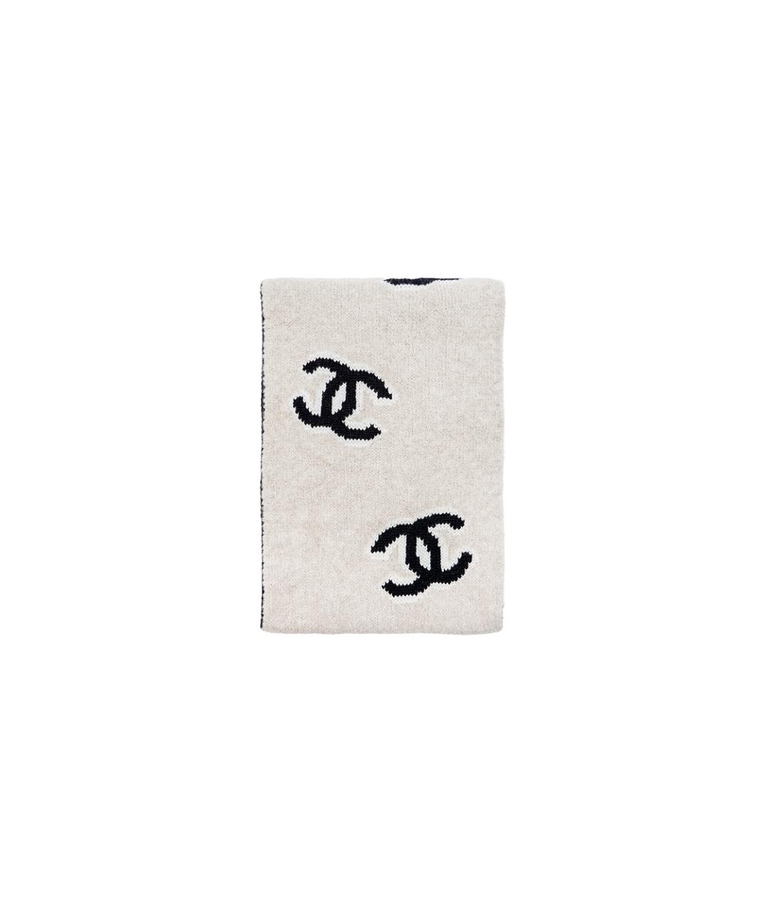 CHANEL Черный шарф, фото 3