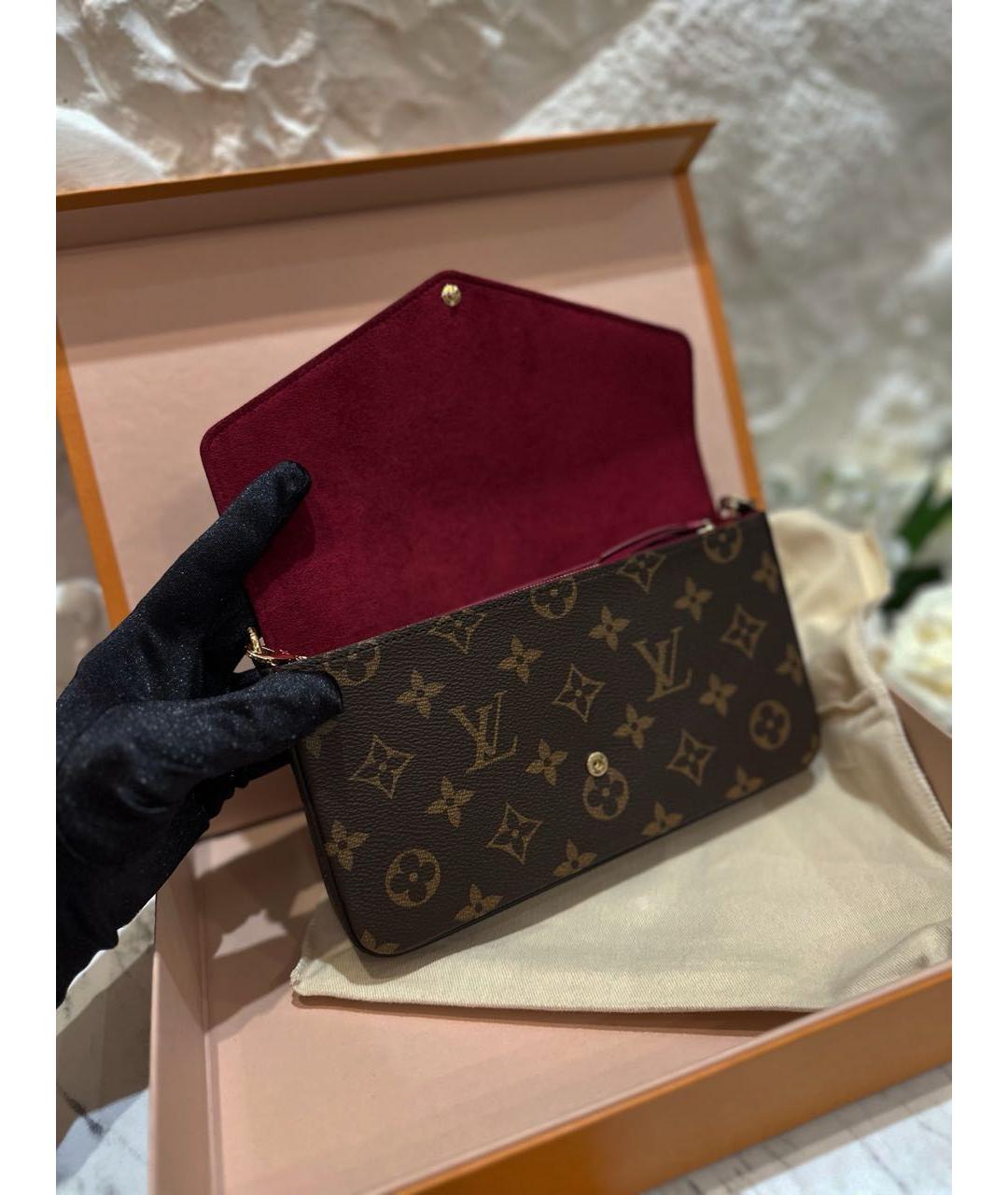 LOUIS VUITTON Коричневая сумка через плечо, фото 2