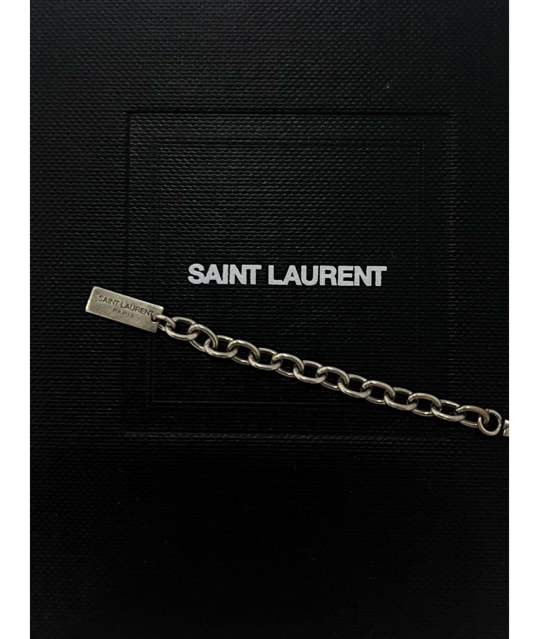 SAINT LAURENT Серебряная цепочка/подвеска, фото 2