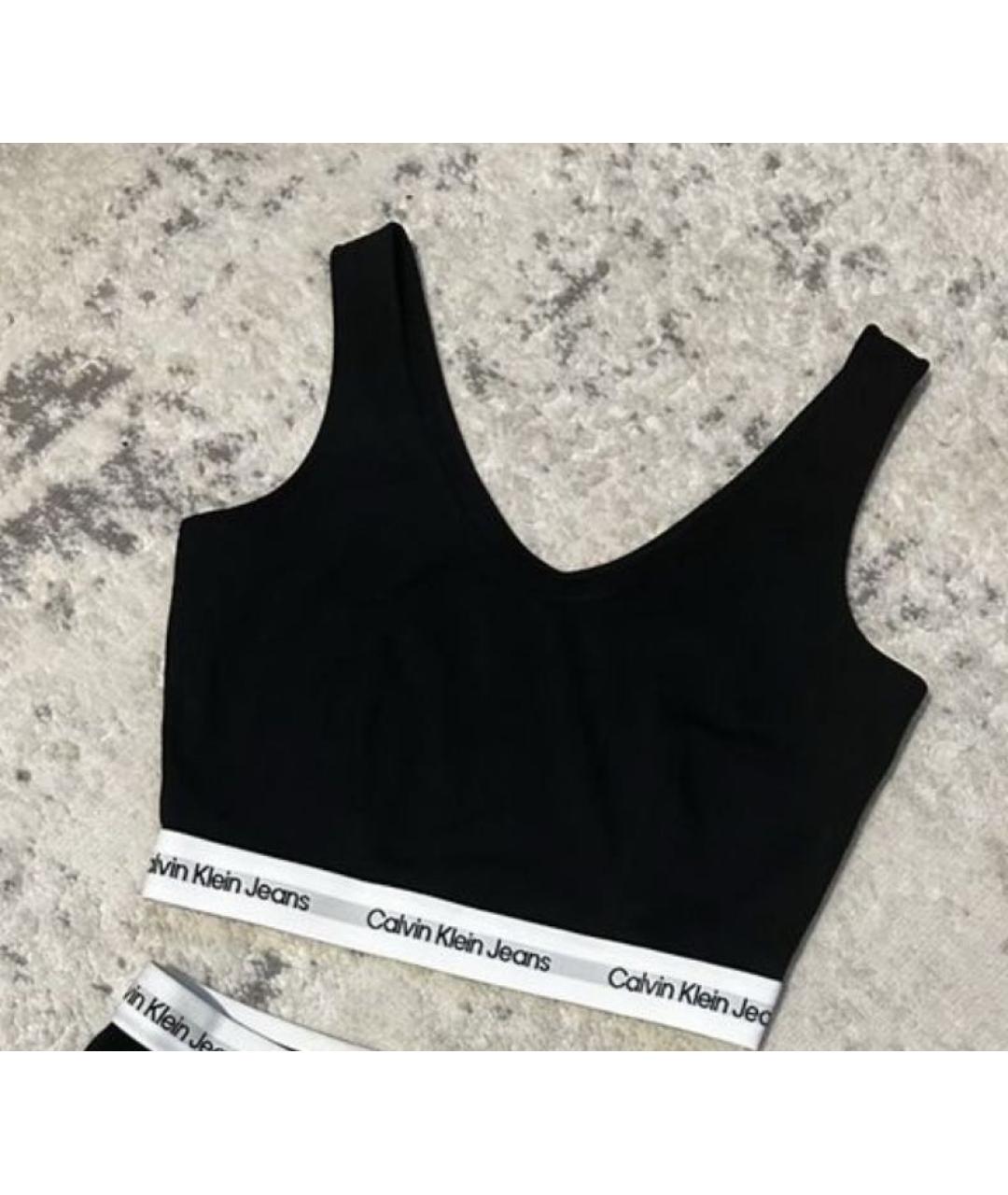 CALVIN KLEIN Черный полиуретановый спортивные костюмы, фото 2