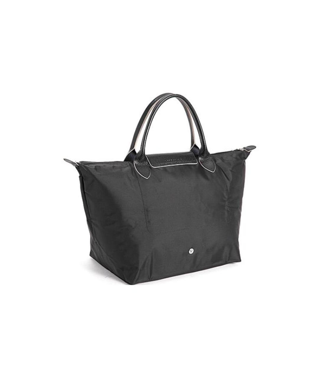 LONGCHAMP Черная тканевая сумка через плечо, фото 2