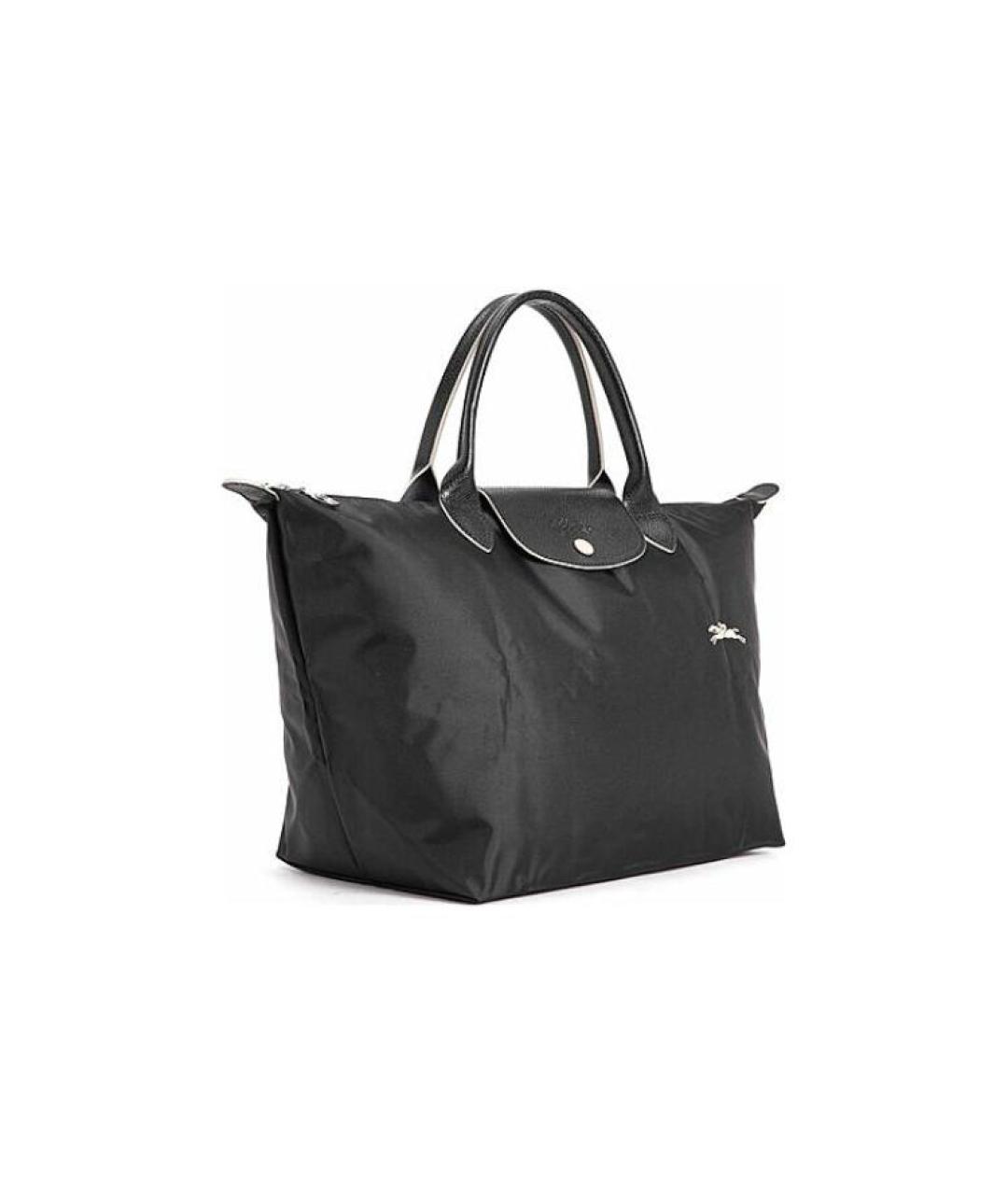 LONGCHAMP Черная тканевая сумка через плечо, фото 3