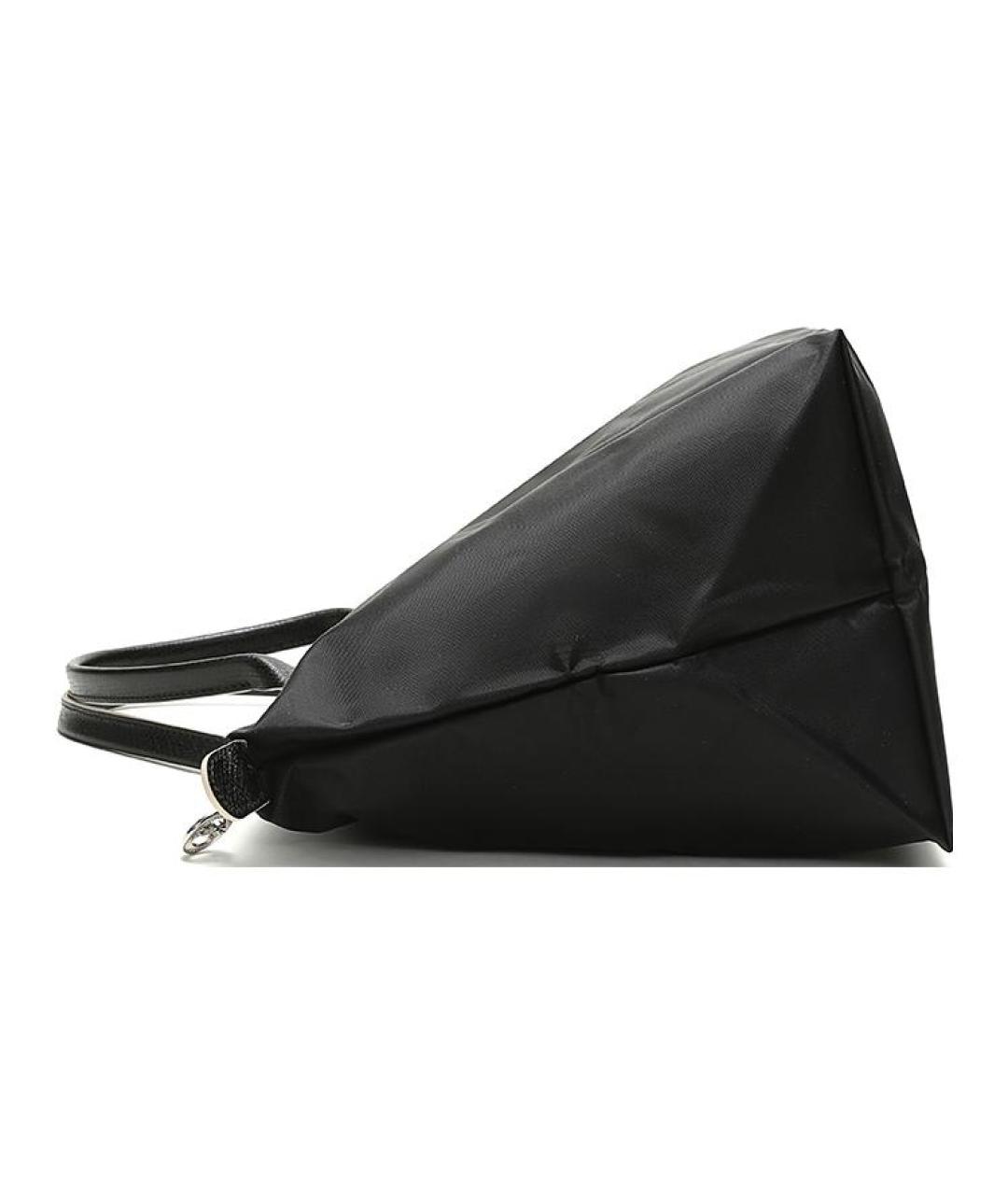 LONGCHAMP Черная тканевая сумка через плечо, фото 5