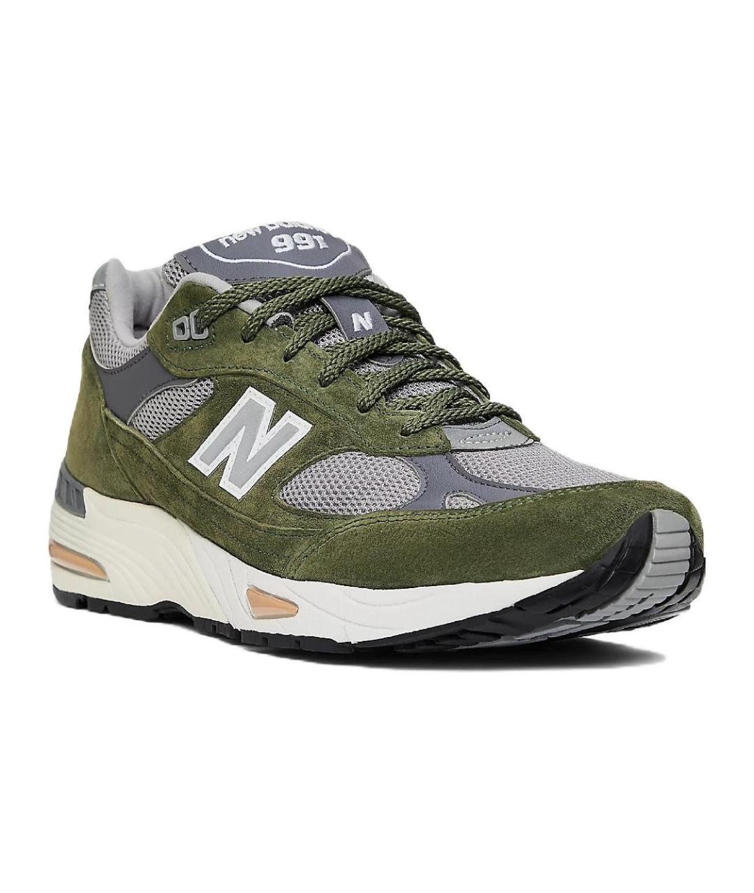 NEW BALANCE Хаки низкие кроссовки / кеды, фото 3