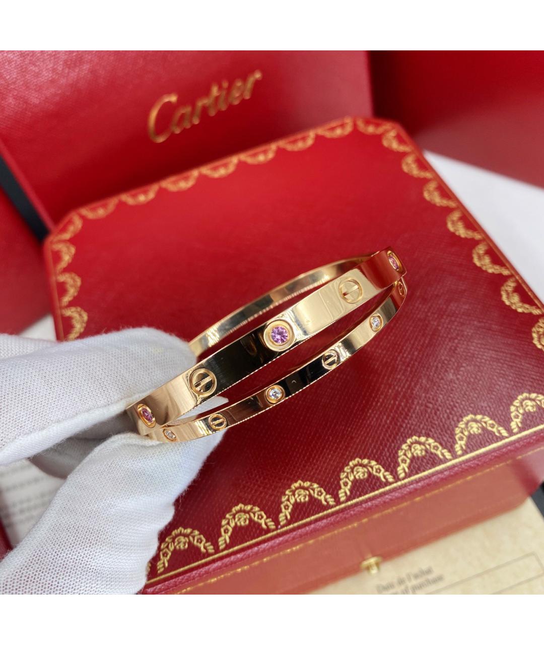 CARTIER Золотой браслет из розового золота, фото 3