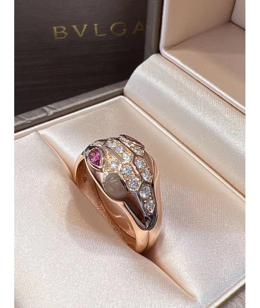 BVLGARI Золотое кольцо из розового золота, фото 3