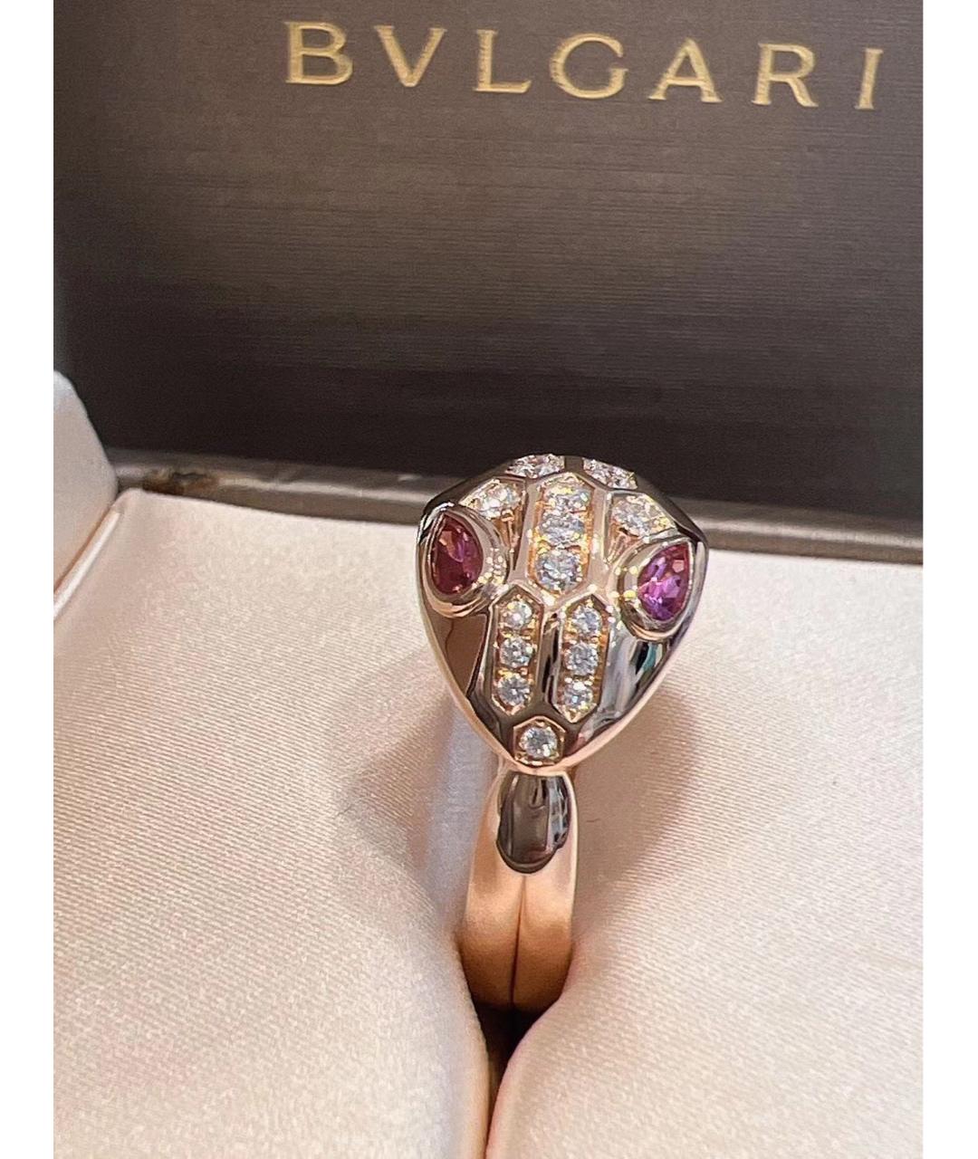 BVLGARI Золотое кольцо из розового золота, фото 7