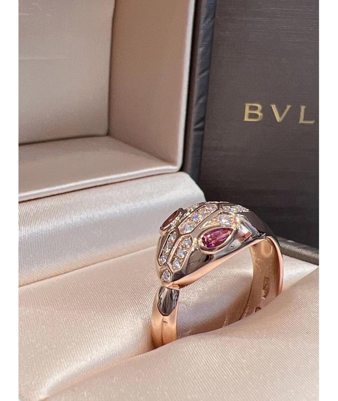 BVLGARI Золотое кольцо из розового золота, фото 2