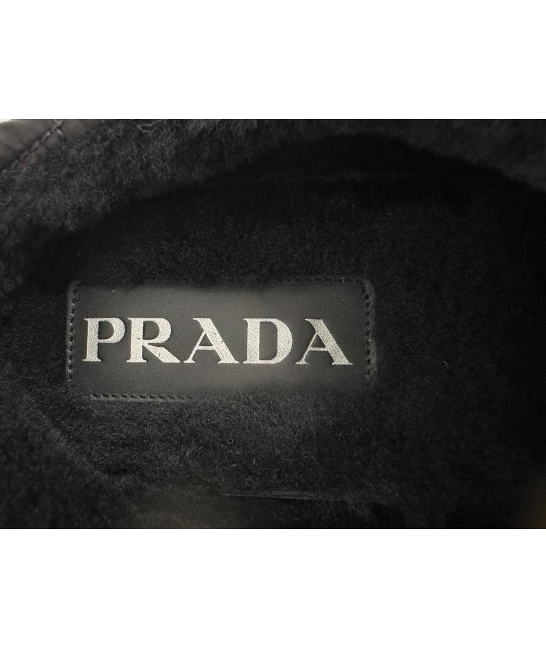 PRADA Черные слипоны, фото 6