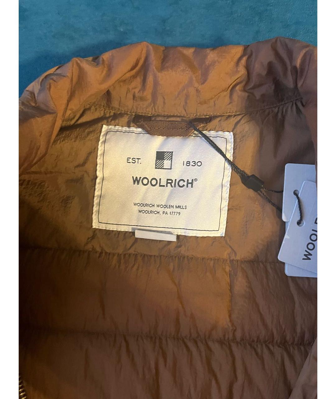 WOOLRICH Коричневый жилет, фото 4