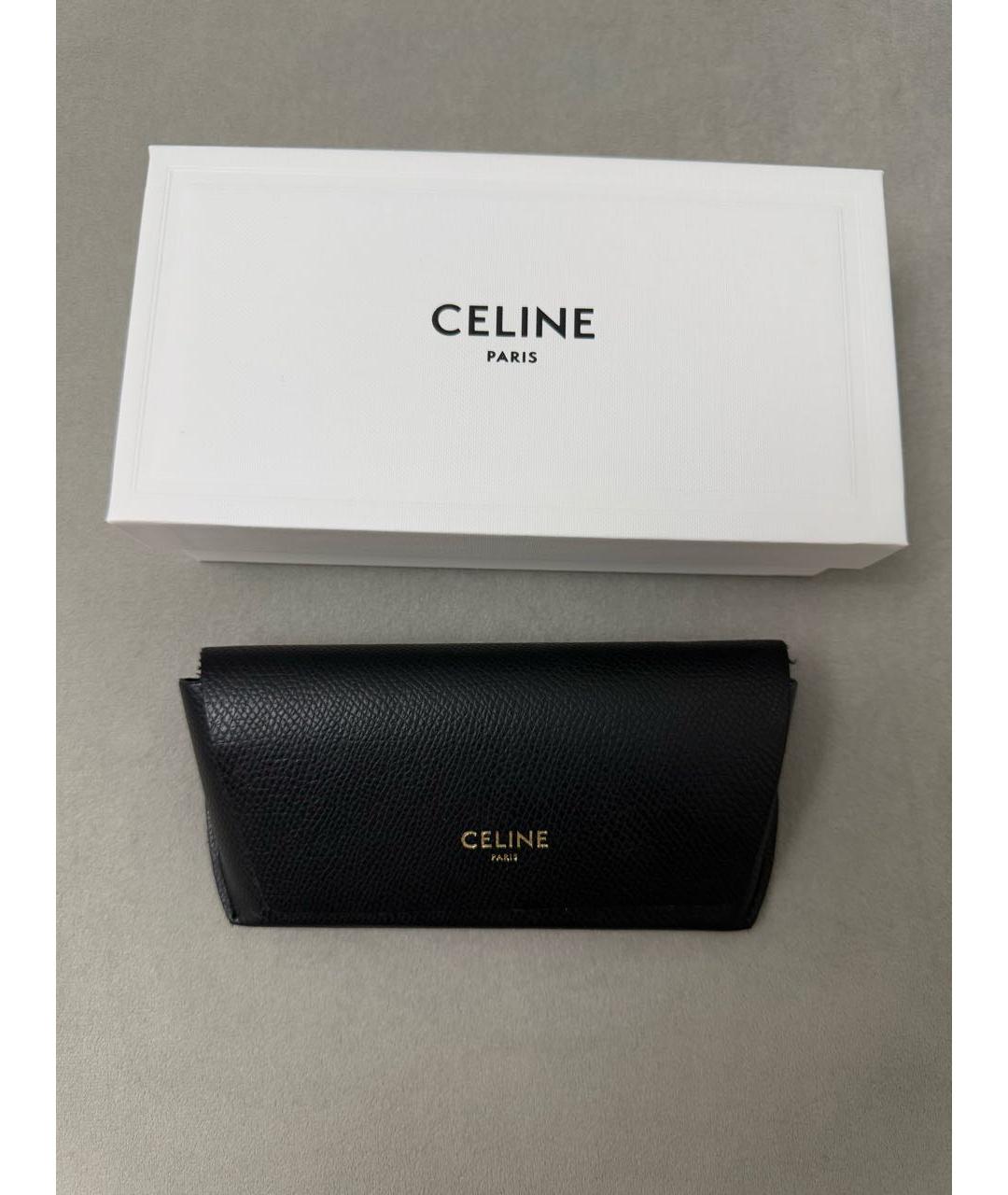 CELINE Черные пластиковые солнцезащитные очки, фото 4