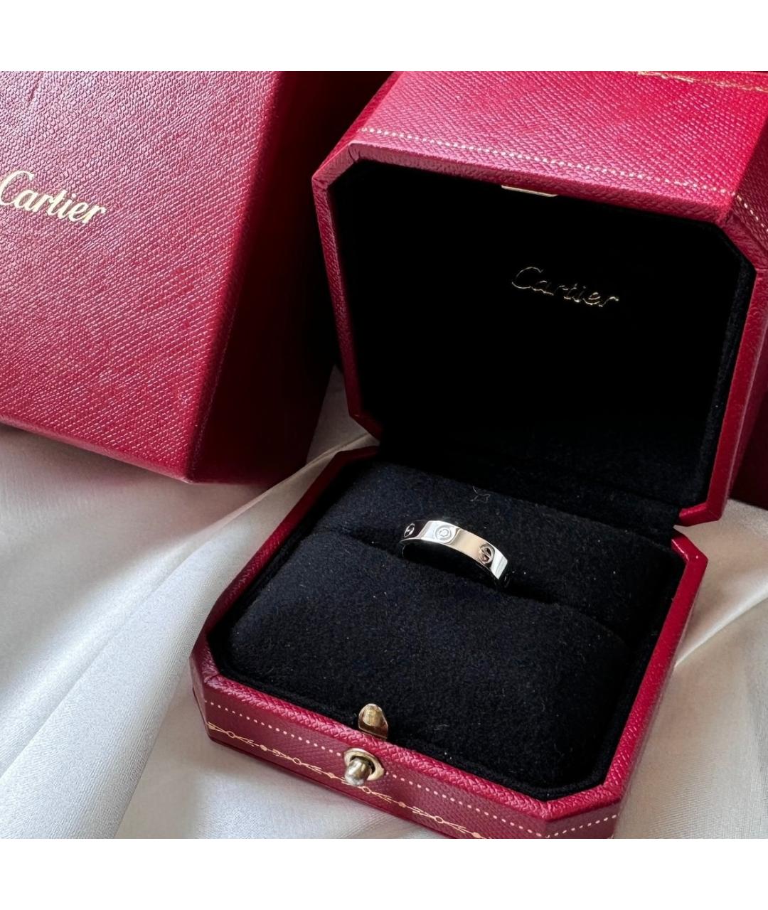 CARTIER Белое кольцо из белого золота, фото 2