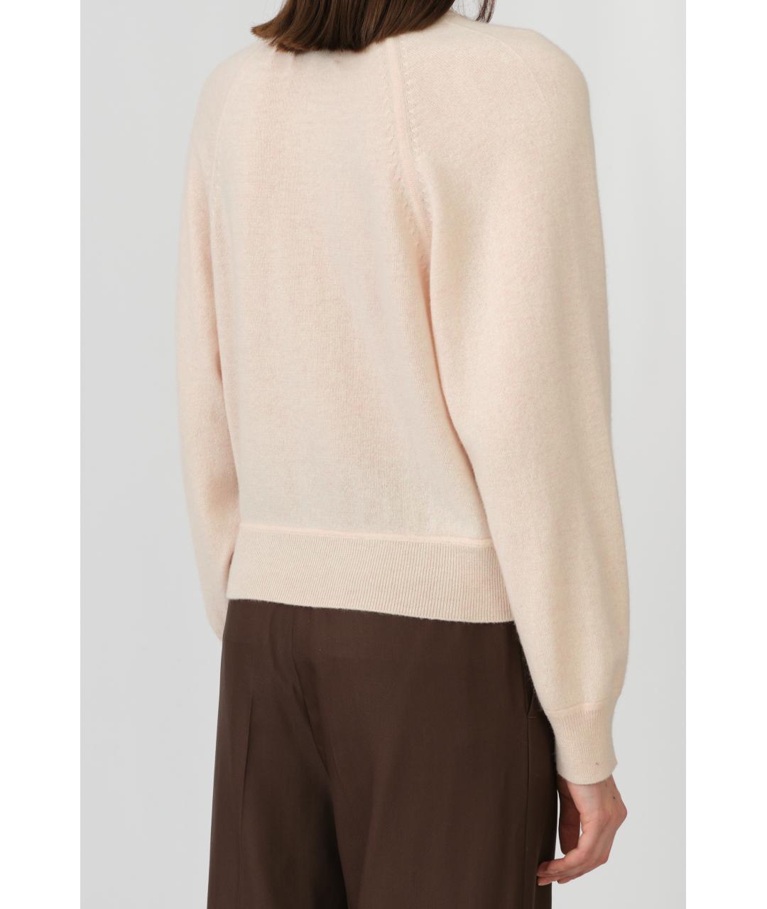 LOULOU STUDIO Розовый кашемировый джемпер / свитер, фото 3