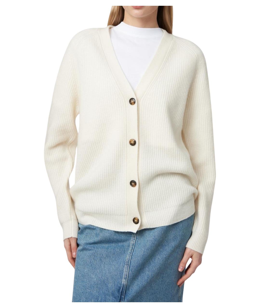 LOULOU STUDIO Бежевый кашемировый кардиган, фото 1