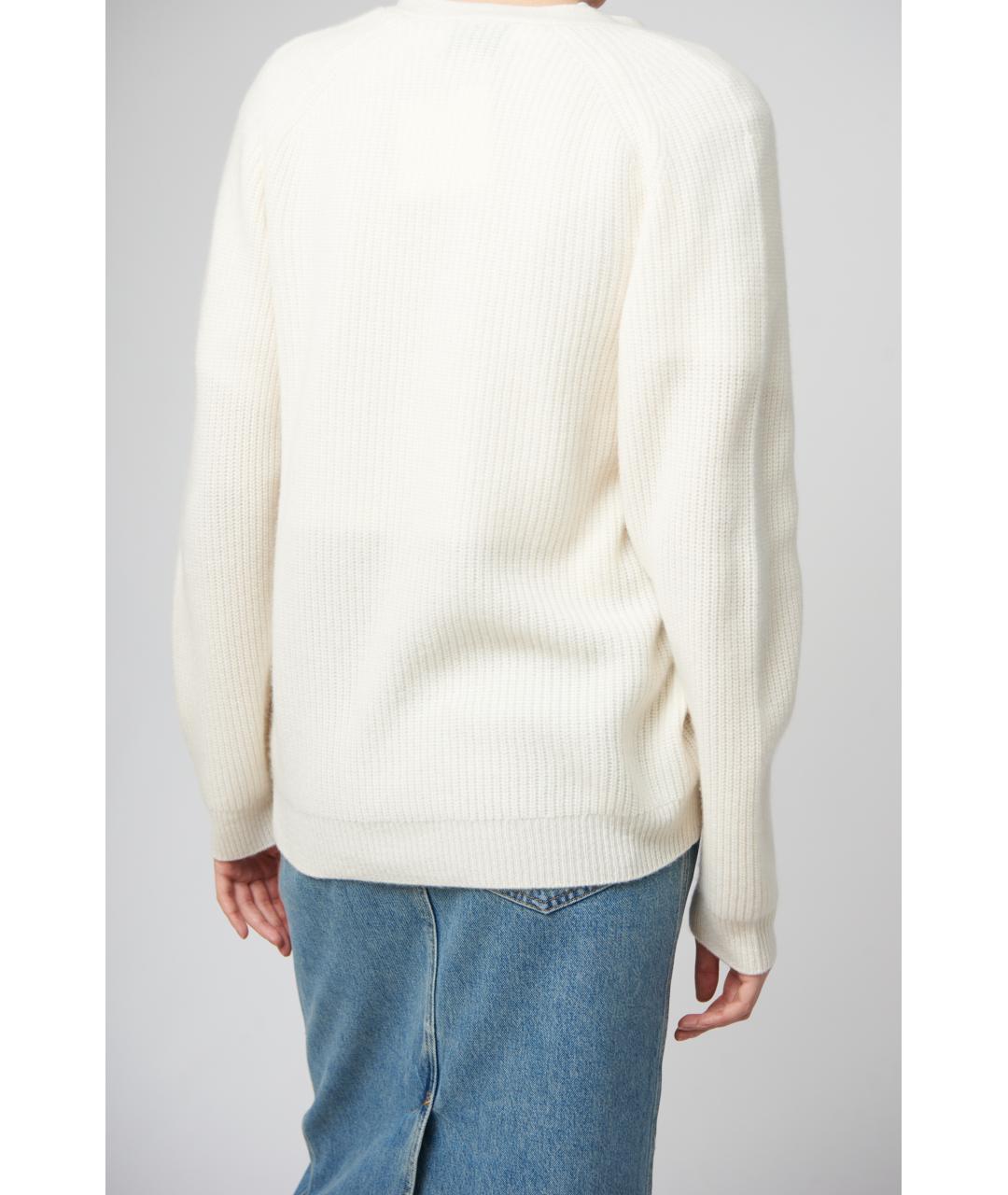 LOULOU STUDIO Бежевый кашемировый кардиган, фото 4