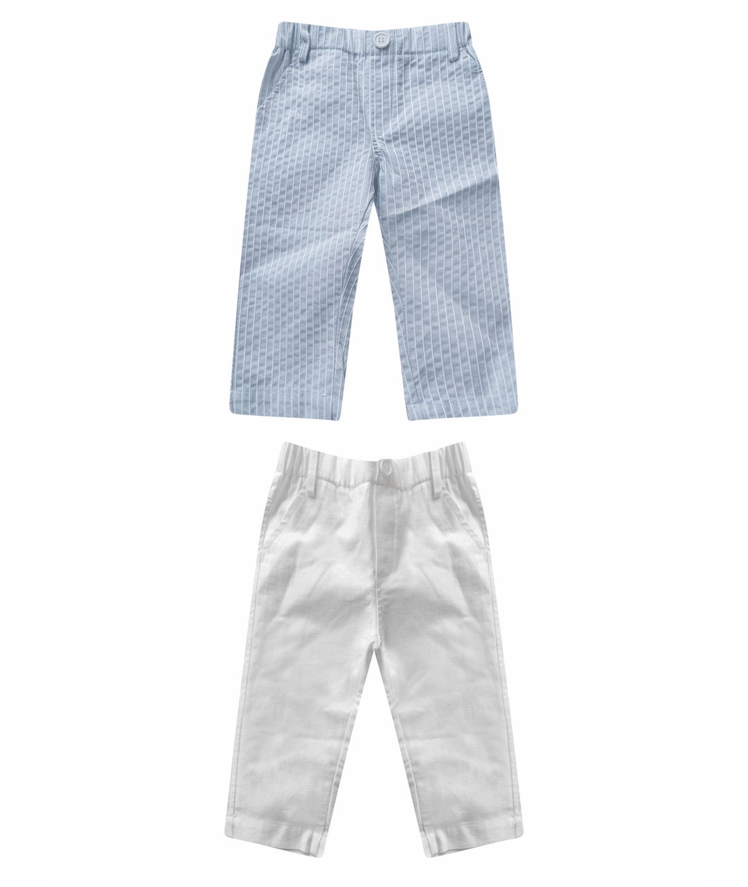 ALETTA Белые хлопковые брюки и шорты, фото 1
