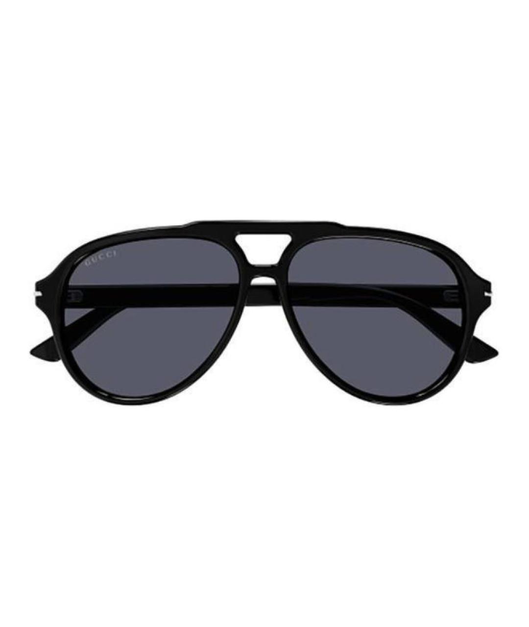 GUCCI Черные пластиковые солнцезащитные очки, фото 2