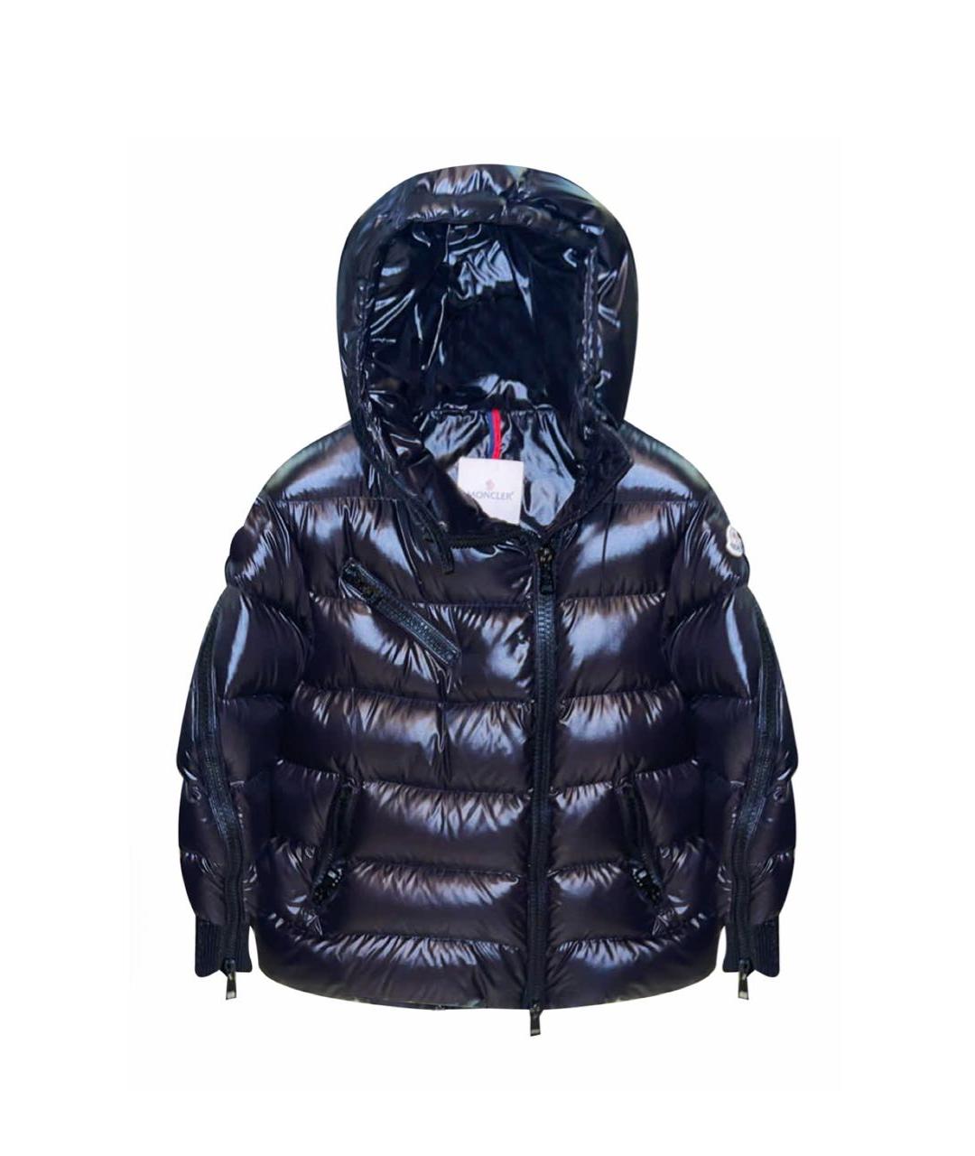 MONCLER Черный пуховик, фото 8