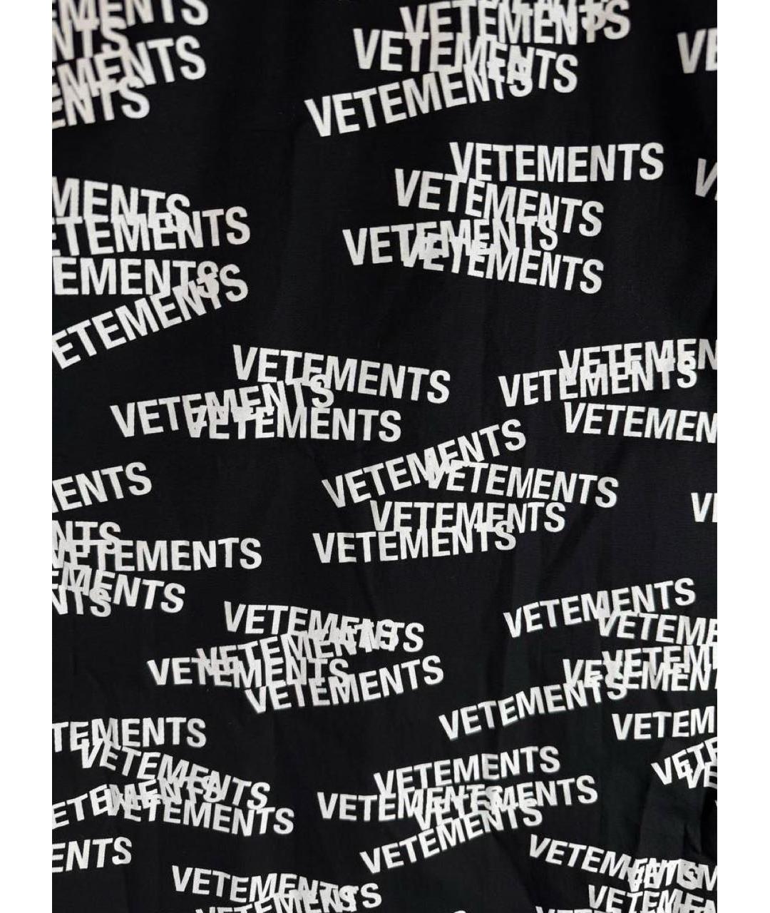 VETEMENTS Черная рубашка, фото 4