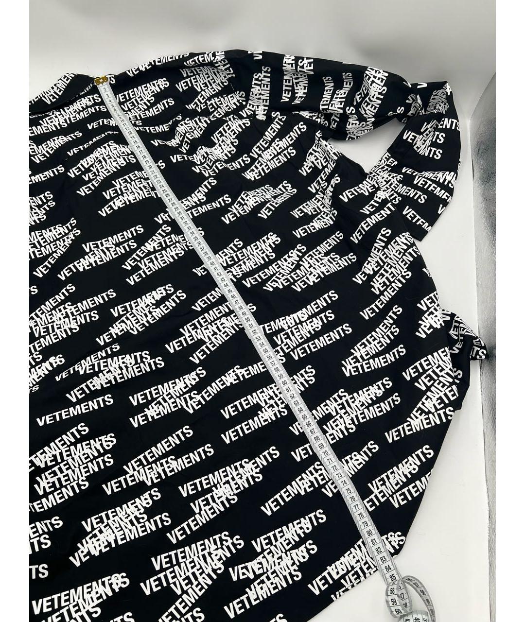 VETEMENTS Черная рубашка, фото 8