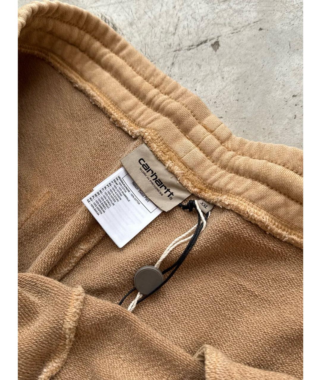 CARHARTT WIP Оранжевое хлопковые повседневные брюки, фото 5