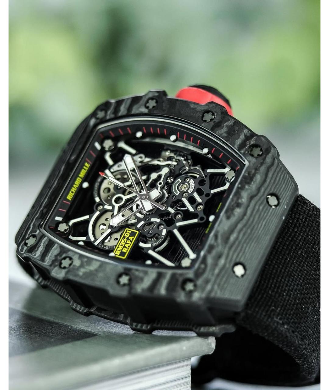 Richard Mille Черные карбоновые часы, фото 6