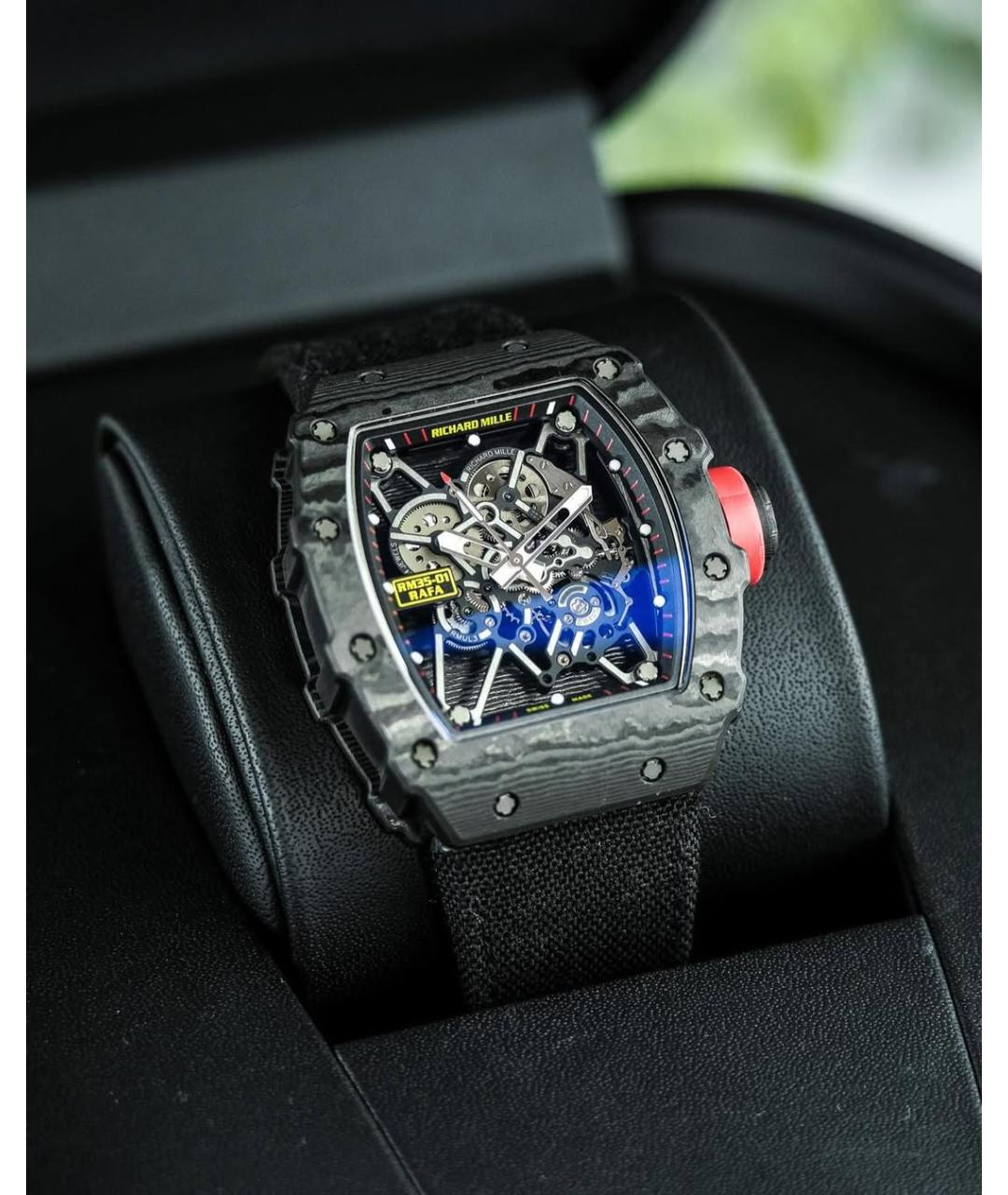 Richard Mille Черные карбоновые часы, фото 3