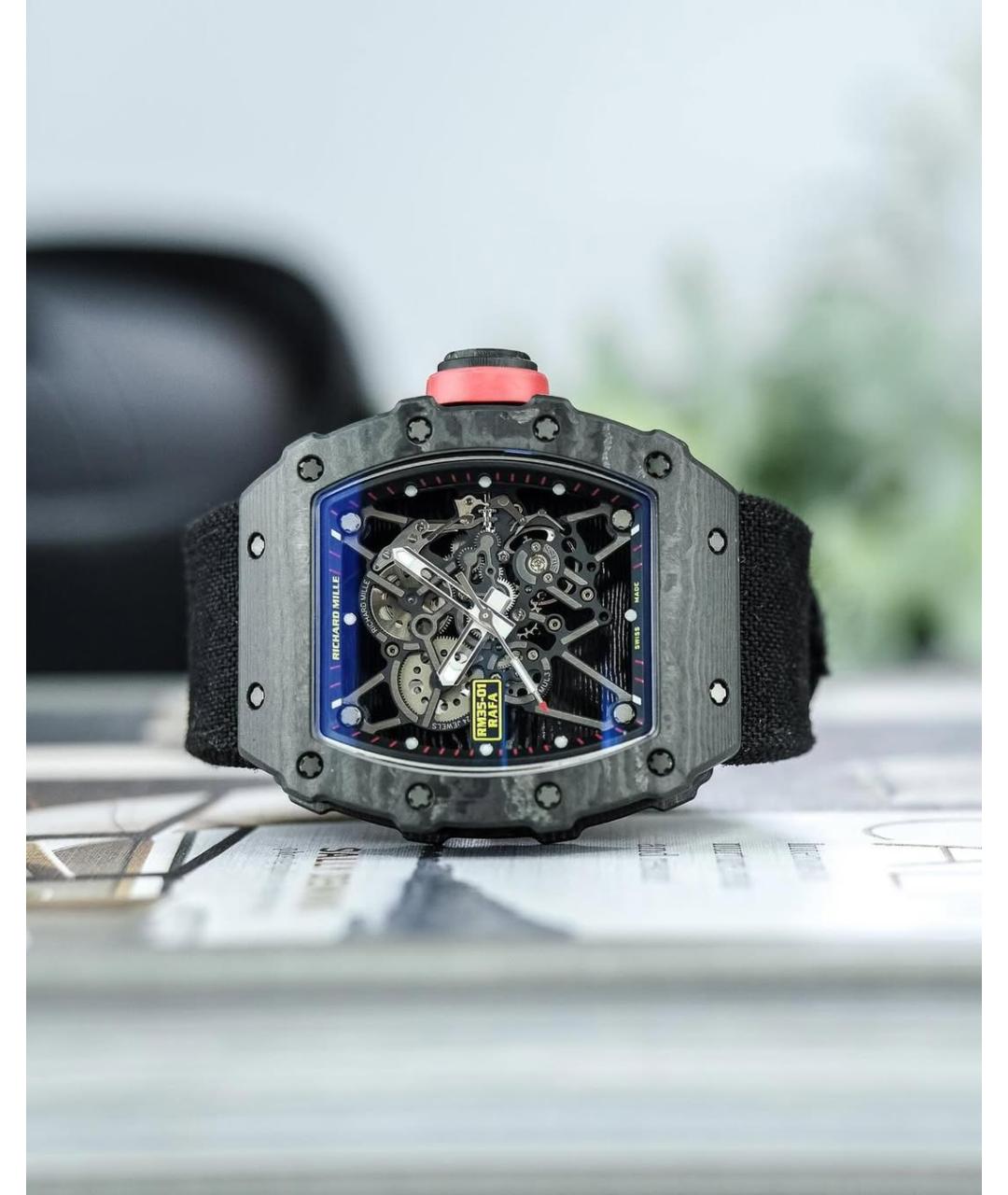 Richard Mille Черные карбоновые часы, фото 2