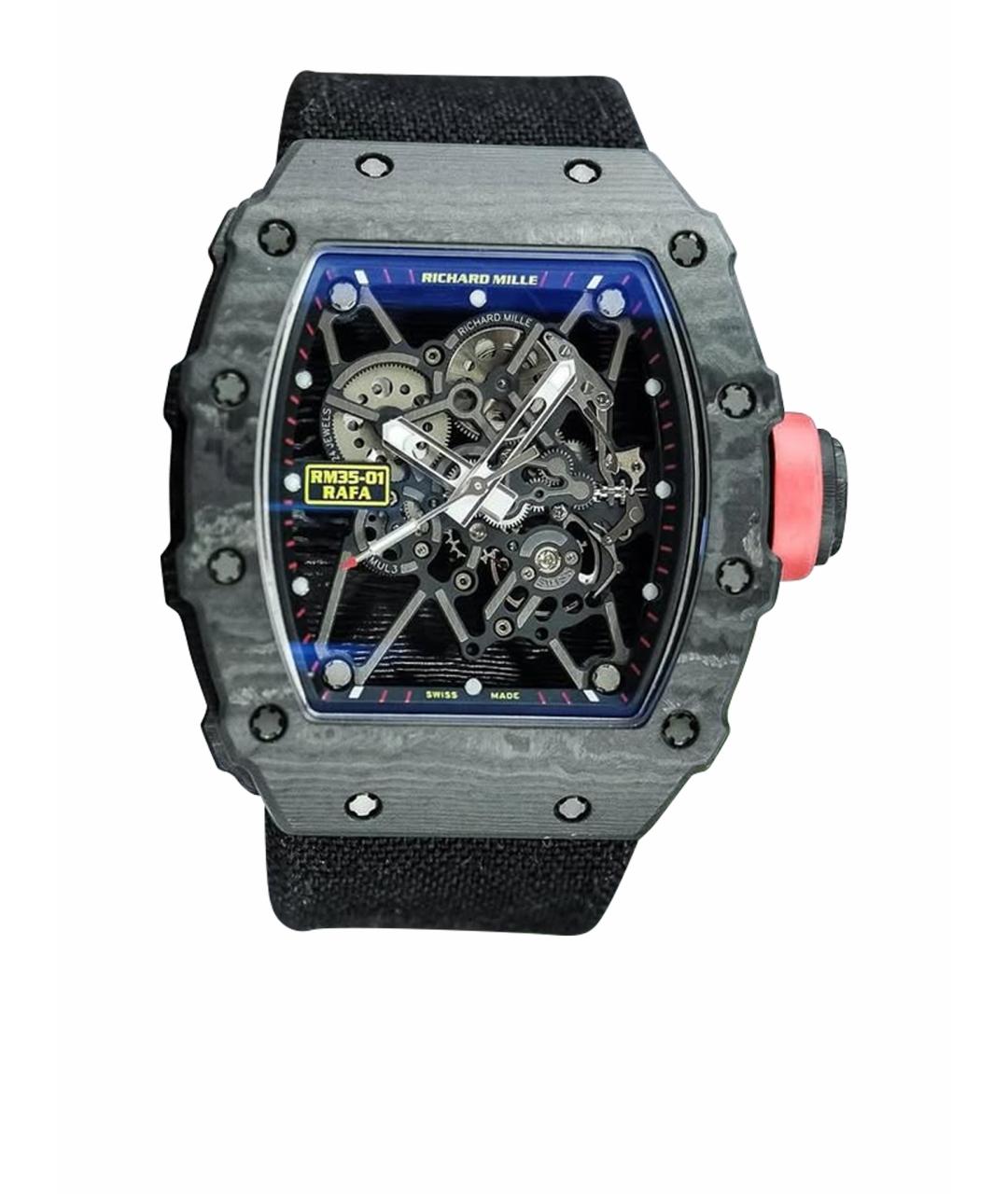 Richard Mille Черные карбоновые часы, фото 1