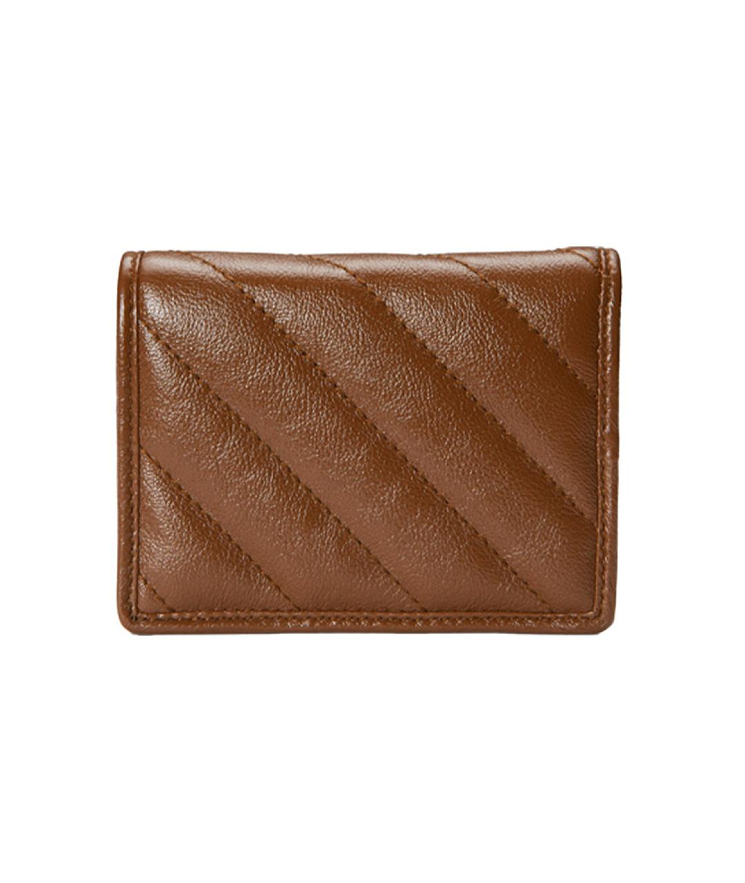 GUCCI Коричневый кожаный кардхолдер, фото 2