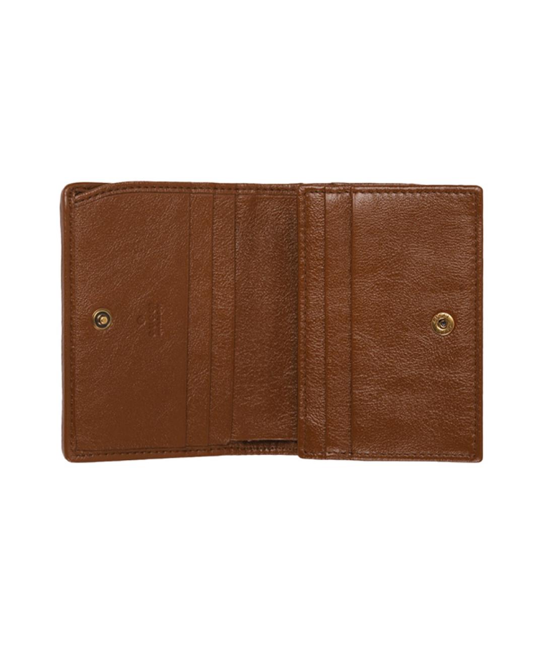 GUCCI Коричневый кожаный кардхолдер, фото 3