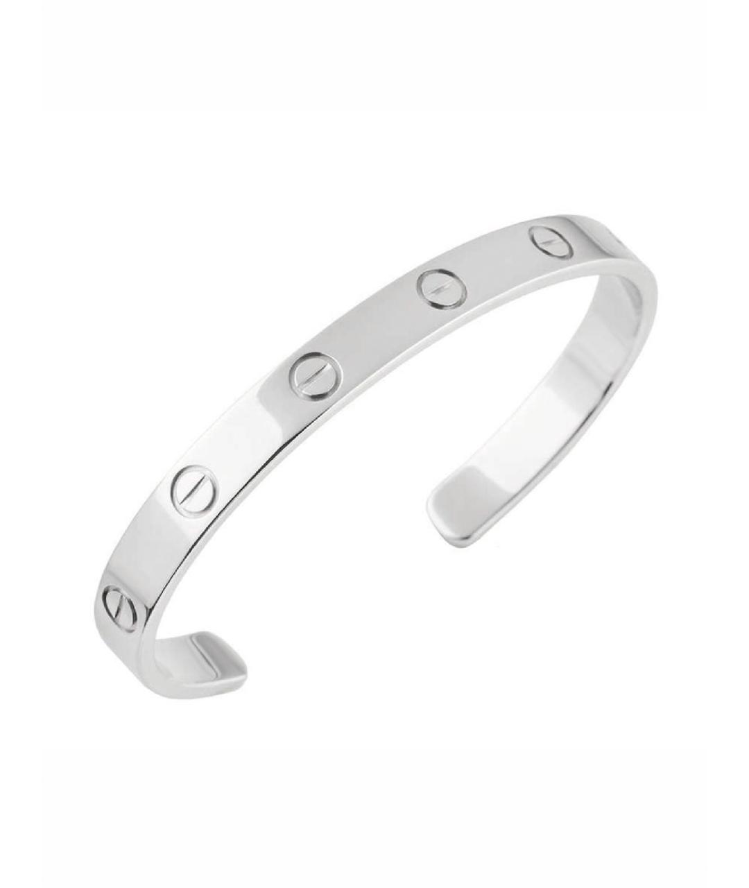CARTIER Серебрянный браслет из белого золота, фото 1
